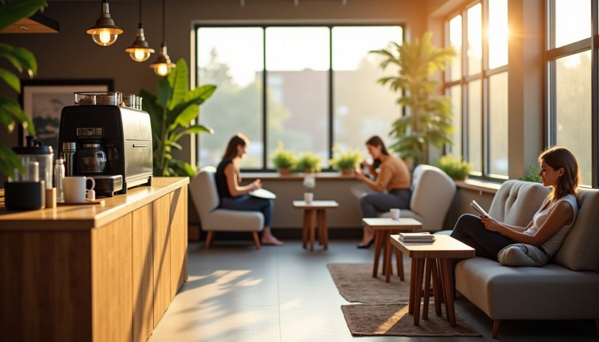 Aménager la salle de pause café : un levier essentiel pour booster le bien-être au travail
